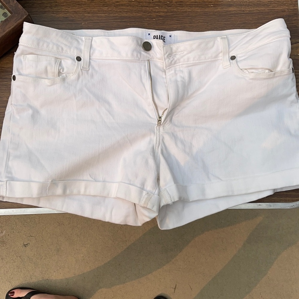Paige white shorts
